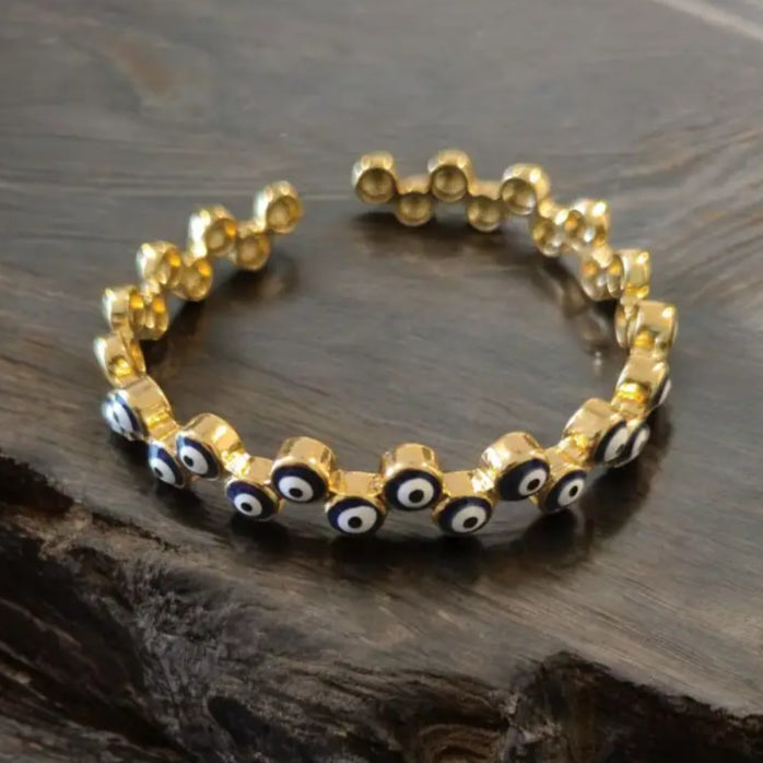 Adair Gold-Plated Style Evil Eye Bracelet - Bracelet