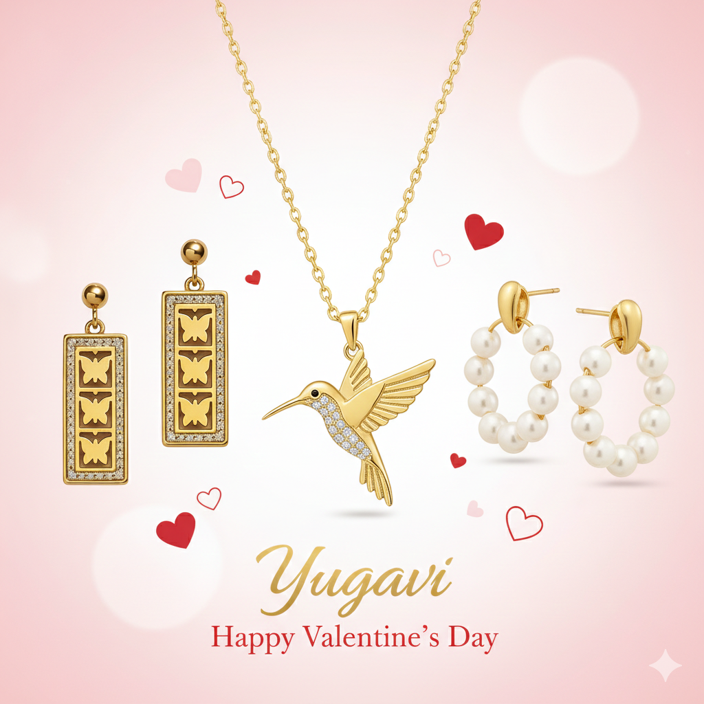 Self-love jewelry, Yugavi, Everyday luxury, Anti-tarnish jewellery, Gen Z trends.