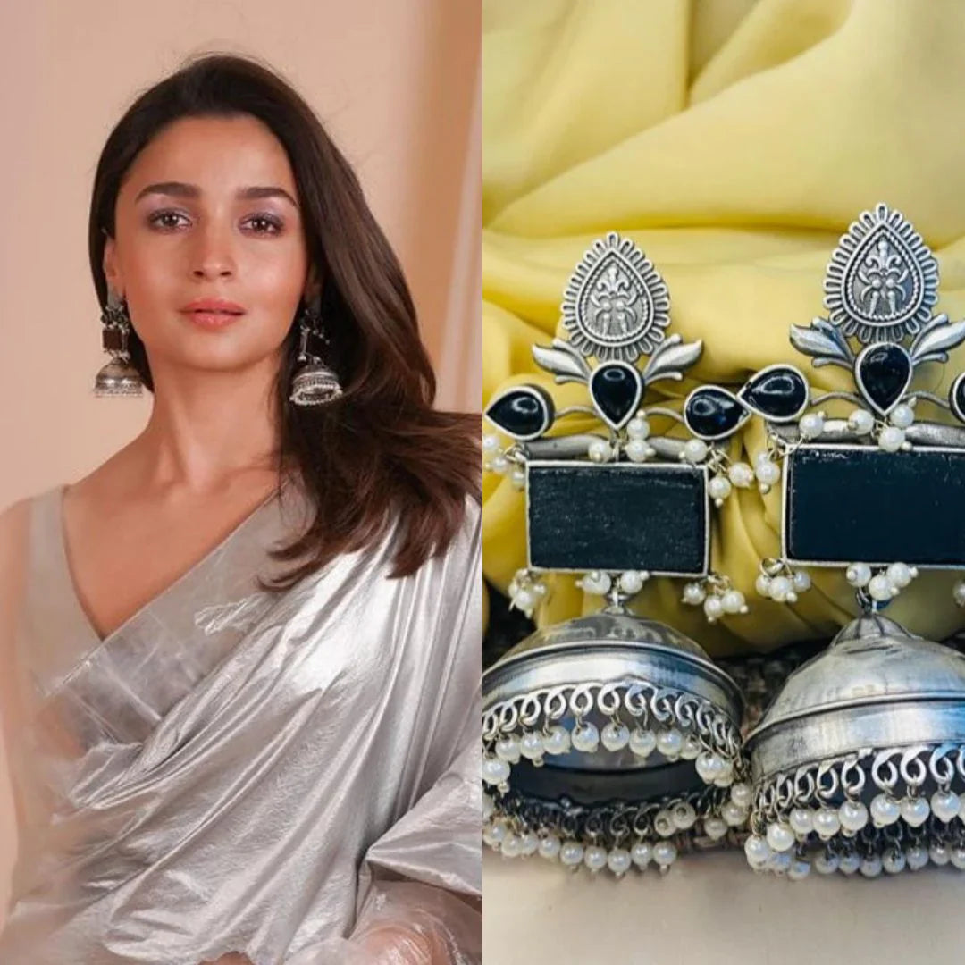 Unleash Elegance with the Timeless Beauty of Alia Bhatt Jhumkas: AdairGems’ Diwali Bestsellers