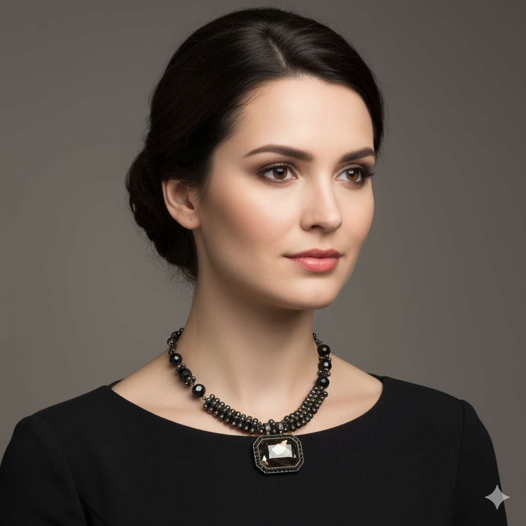 Single Stone Pendant Necklace