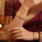 Rose Gold Evil Eye Bracelet Anklet