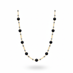 Vintage Black Pearl Necklace
