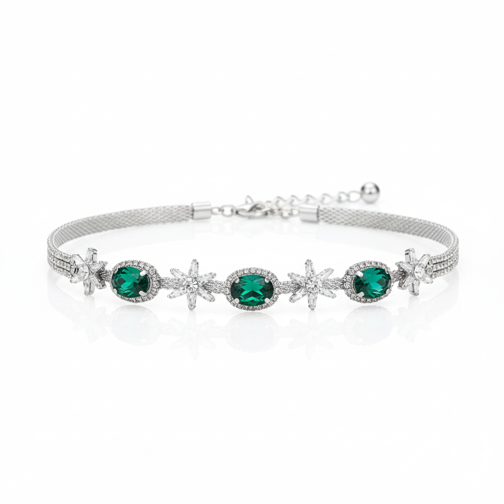 Green Emerald Neckpiece