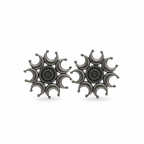 Celestial Heritage Earrings Oxidised