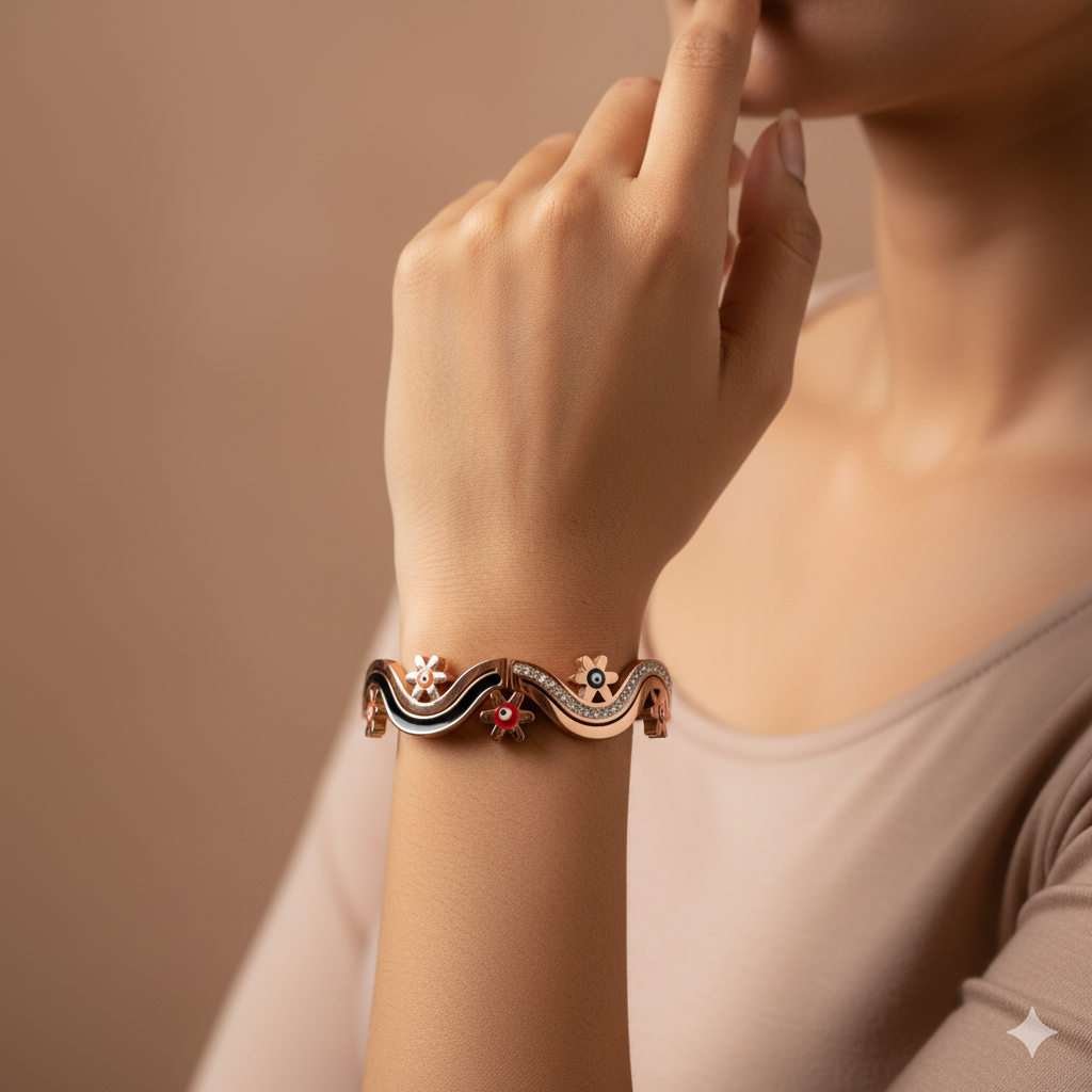 Twister Bracelet 18K Rose Bracelet