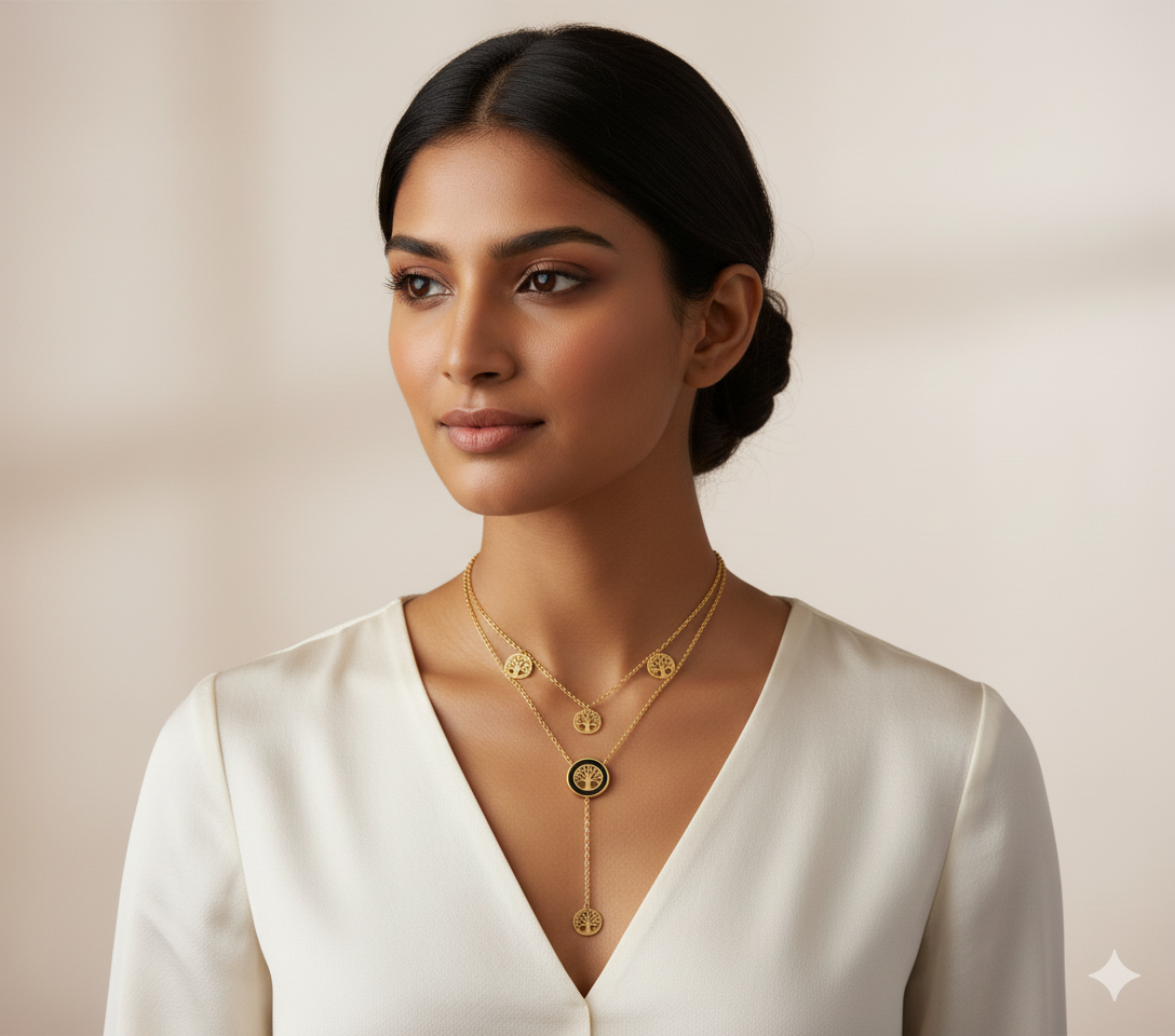 Modern Geometric Pearl Drop Earrings