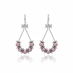 Pearl Bow knot Earrings