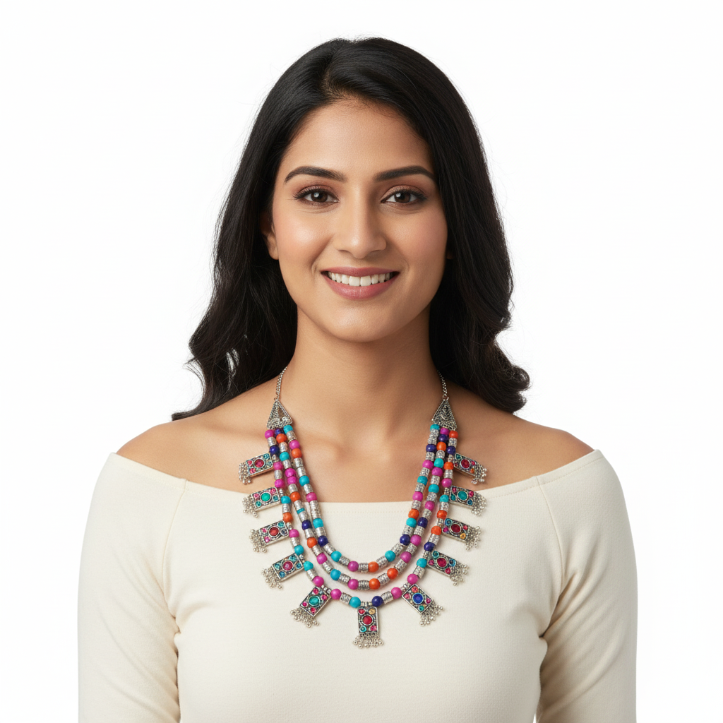 Boho Medallion Necklace