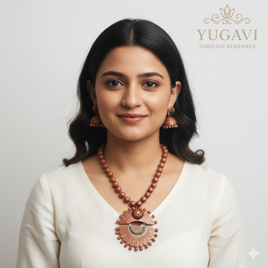 Handmade Terracotta Necklace