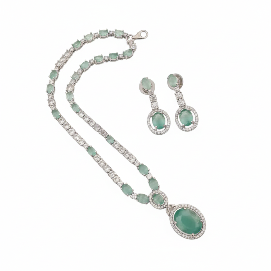 Semi-Precious Jade Stones Necklace