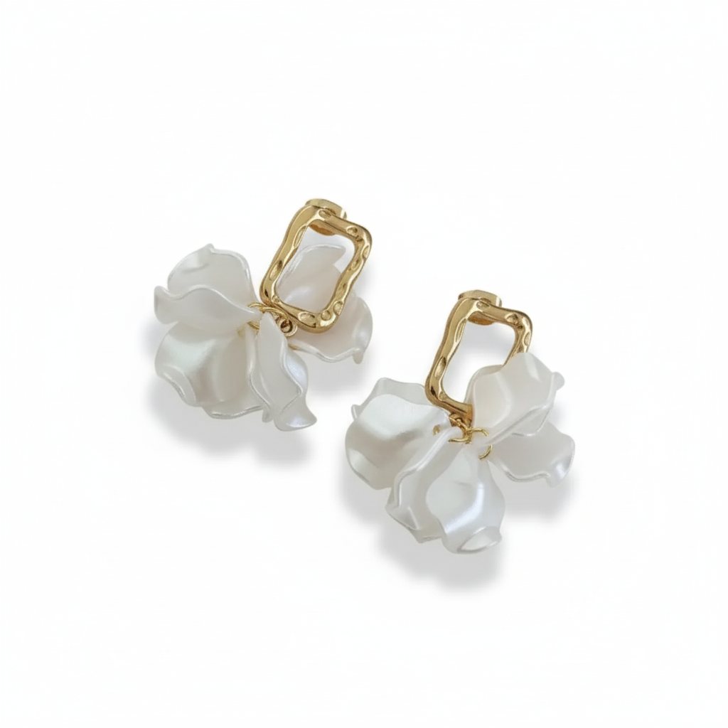 Elegant 18K Gold-Plated Drop Earrings