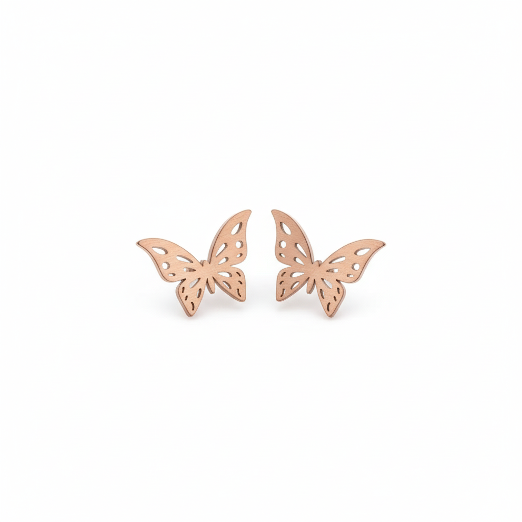 Butterfly Plated 18K Gold