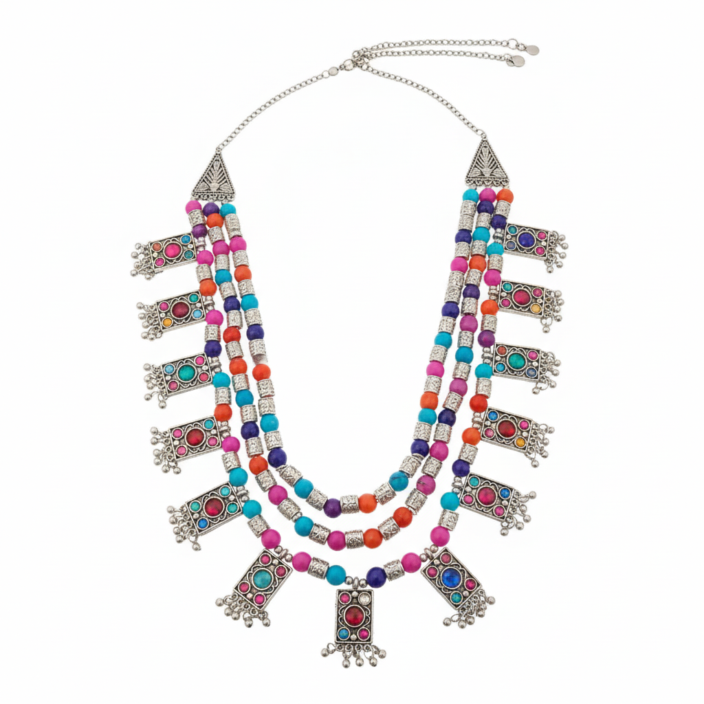 Boho Medallion Necklace