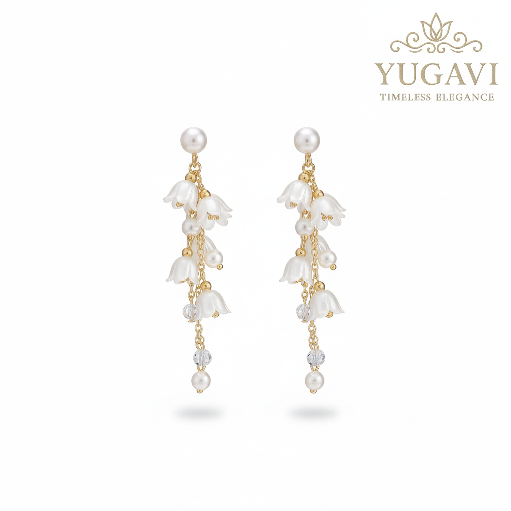 Crushed Pearls Earrings