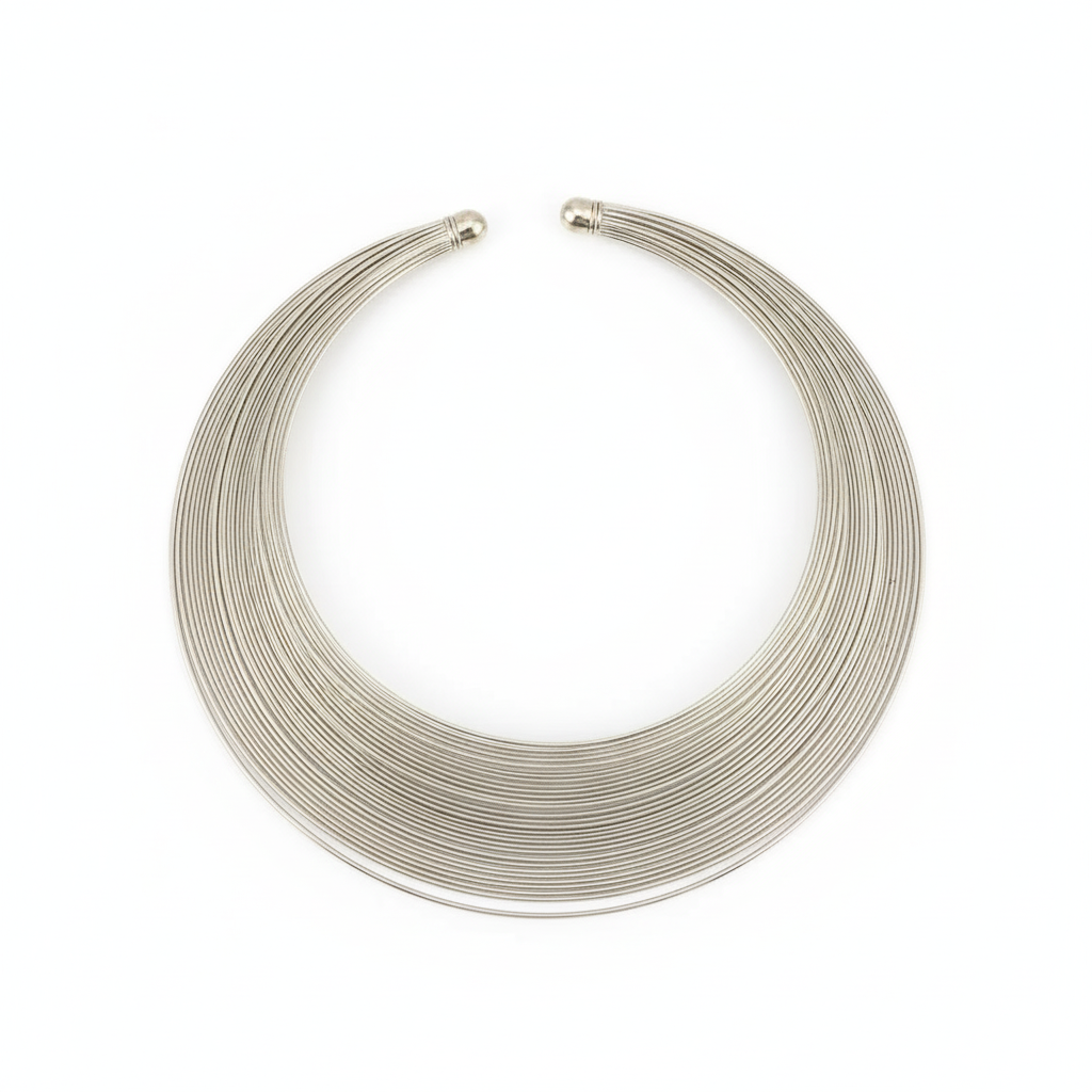 Hasli- Plain Brass Necklace