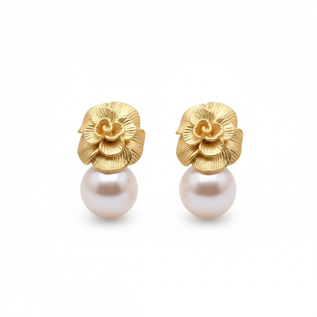 18K Gold Plated Floret