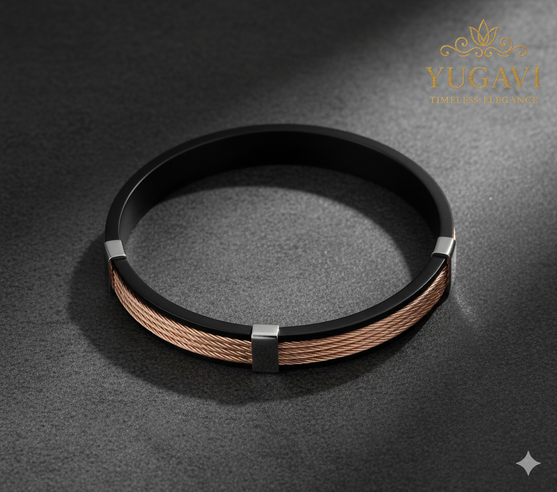 Modern Wide Solid Bracelet (Unisex)