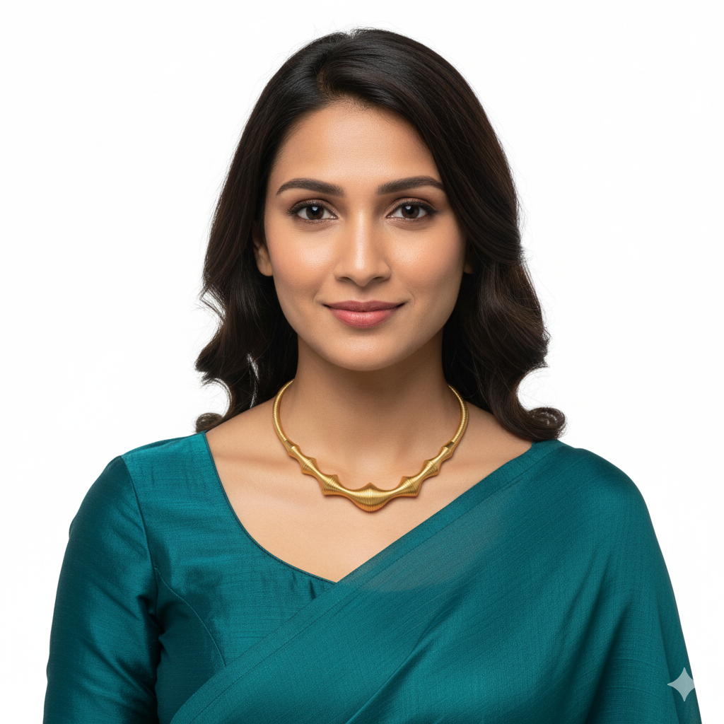 Gold Plated Twisted Necklace