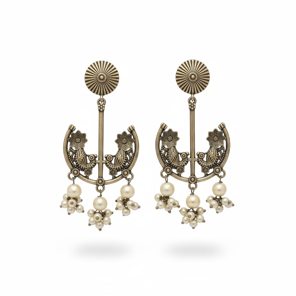 Silver-Plated Earrings