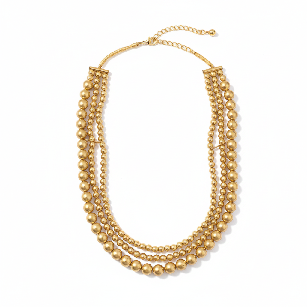 Golden Beads Necklace