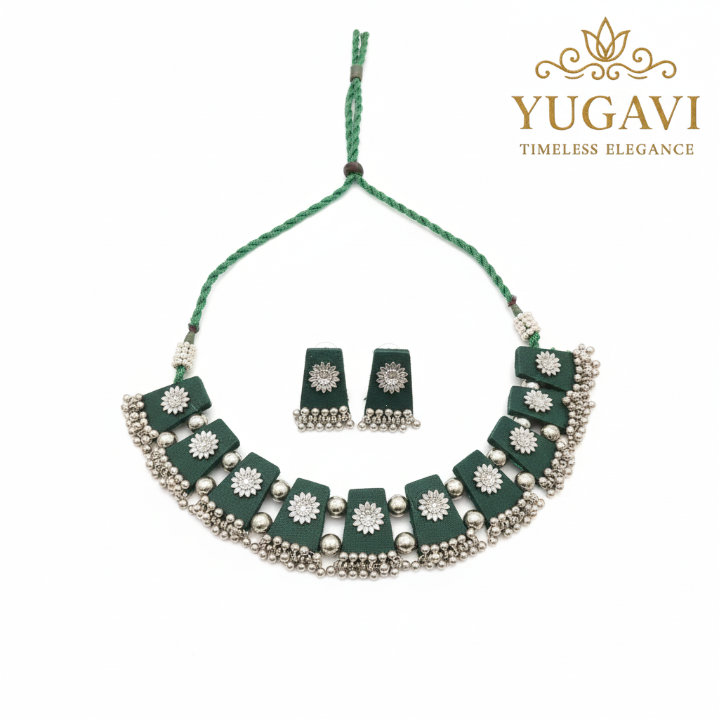 Oxidised Choker Neckpiece