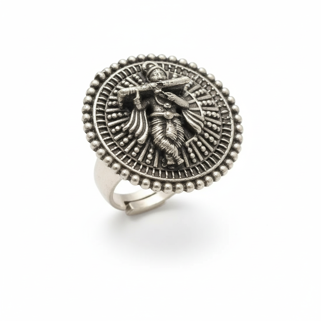 Krishna Adjustable Ring