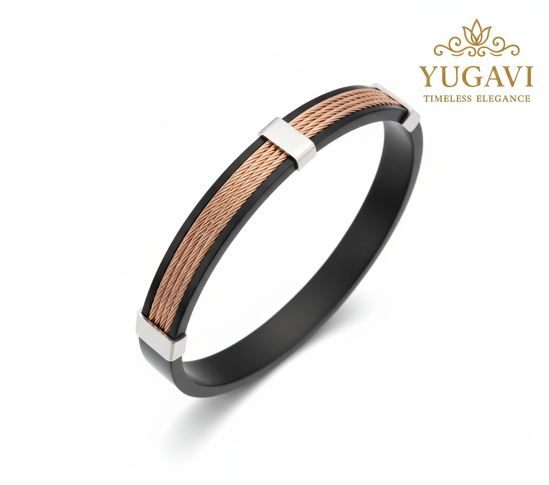 Modern Wide Solid Bracelet (Unisex)