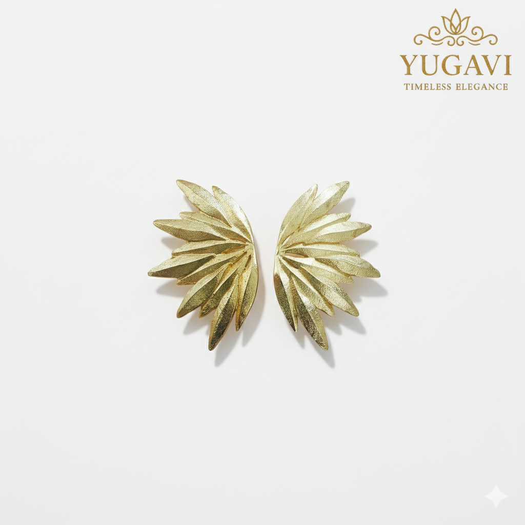 Luxe Leaf Radiance Earrings