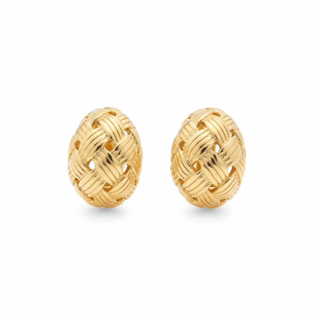 Designer Earrings - Golden