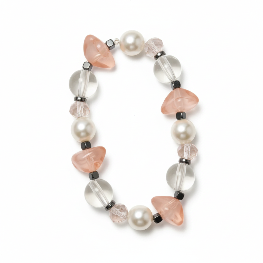 Bracelet Pink set of 4