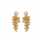 Golden Beads Earrings