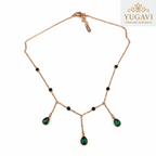 Yugavi Emerald Drop Choker