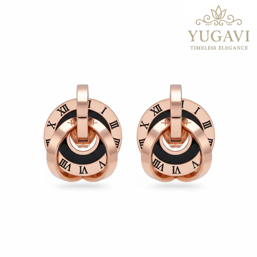 Gold Stud Earrings