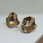Adair Anti Tarnish Beaten Earrings - Earrings