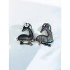 Adair Brass Silver Vantara Earrings - Earrings