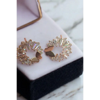 Adair Crystal Butterfly Earrings 18k Gold - Earrings