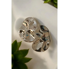 Adair Earrings Gold Beaten - Earrings