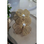 Adair Elegant Floral Zircon Earrings – 18K Gold Plated - Earrings