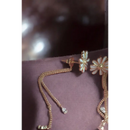 Adair Eternal Bloom Anti-Tarnish Flower Earrings with Chain Lock - Earrings