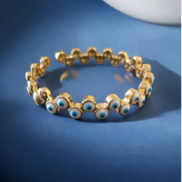 Adair Gold-Plated Style Evil Eye Bracelet - Bracelet