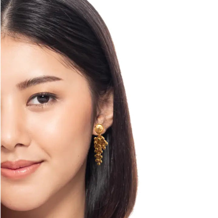 Adair Golden Beads Earrings - Earrings