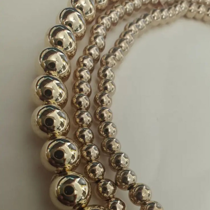Adair Golden Beads Necklace - Light Weight - Necklace