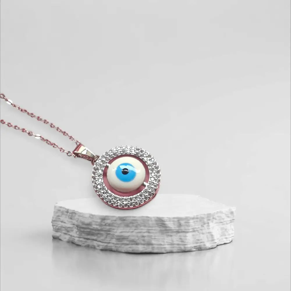 Adair Good Luck Charm Evil Eye Necklace - Necklace