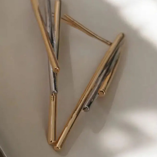 Adair Grid Earring - Earrings