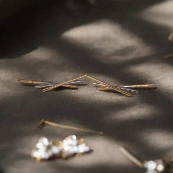 Adair Grid Earring - Earrings