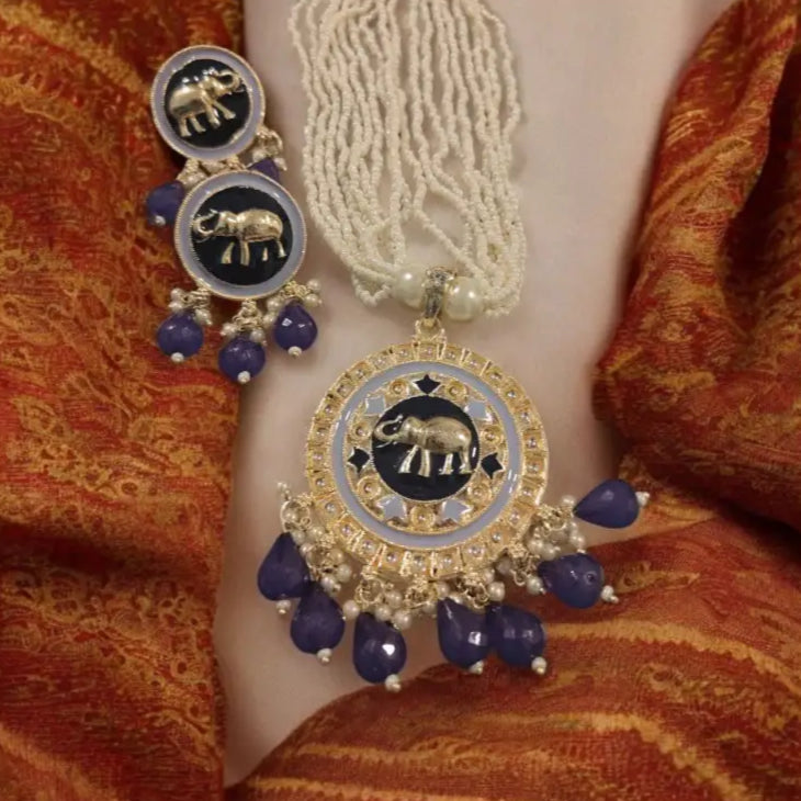 Adair High Gold Kundan | Premium Fancy Jewellery | Necklace