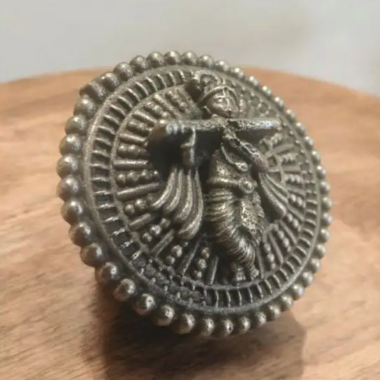 Adair Krishna Silver Replica Adjustable Ring - Rings