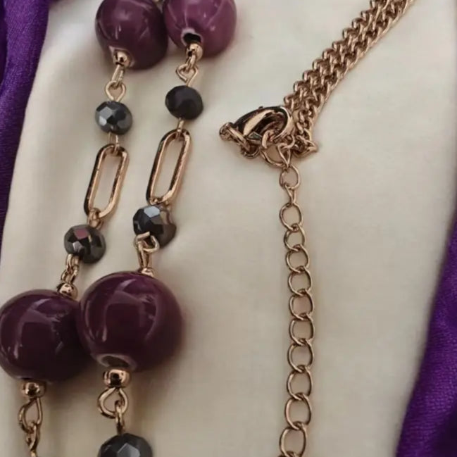 Adair Long Mala with Beads - Necklace