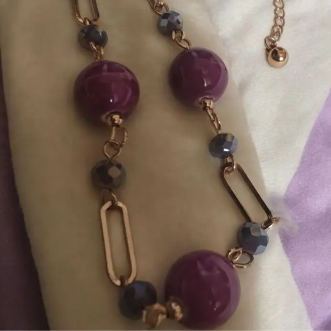 Adair Long Mala with Beads - Necklace