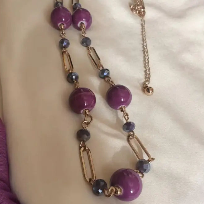 Adair Long Mala with Beads - Necklace